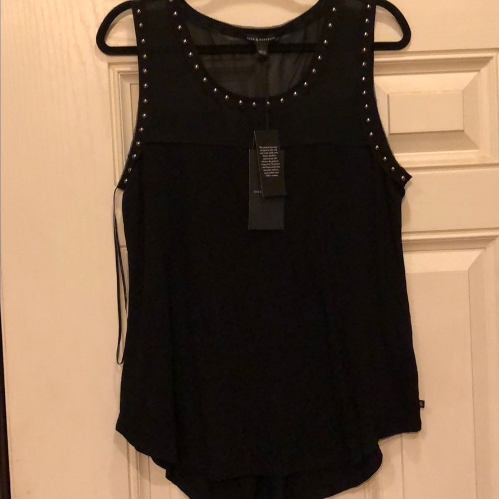 Rock & Republic studded tank